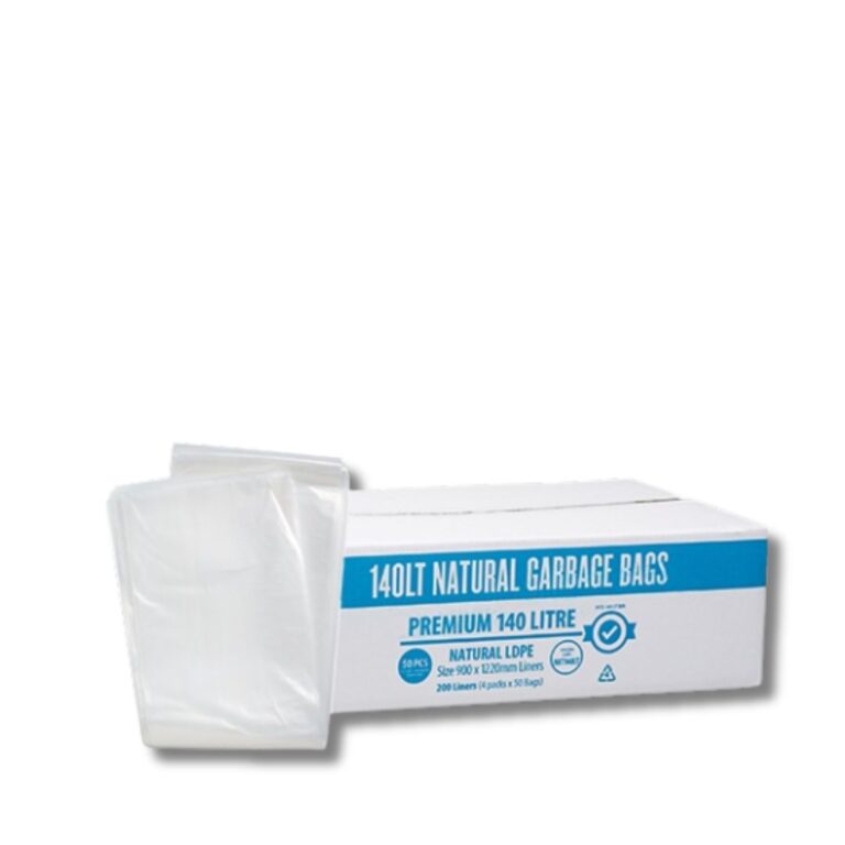 Garbage Bags | Premium  Virgin LDPE| Clear | 140L | 200ctn