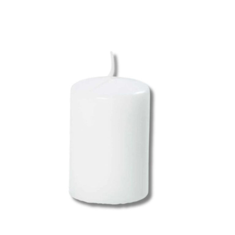 Event Pillar Candle | White | 7.5×7.5cm | 48ctn