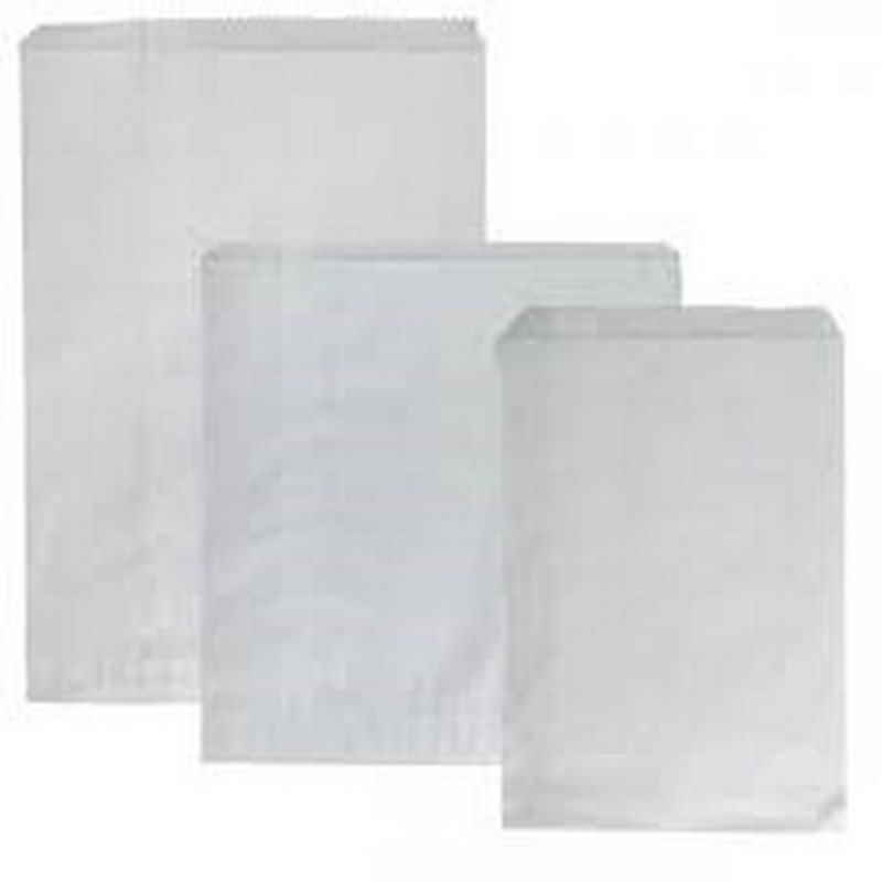 Paper Bags | White | 185x165mm 1W | 500pcs