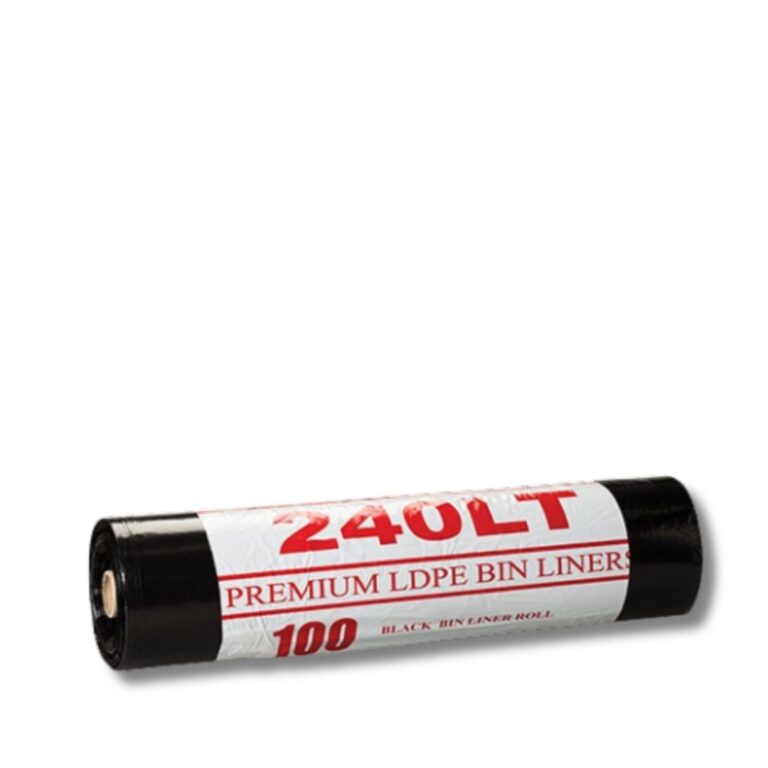 Our 240L Premium Black Garbage Bags are crafted from a high-quality LDPE blend, delivering superior stretch, durability, and easy opening. Designed for heavy loads, they’re ideal for high-capacity waste management in commercial, industrial, or hospitality settings.