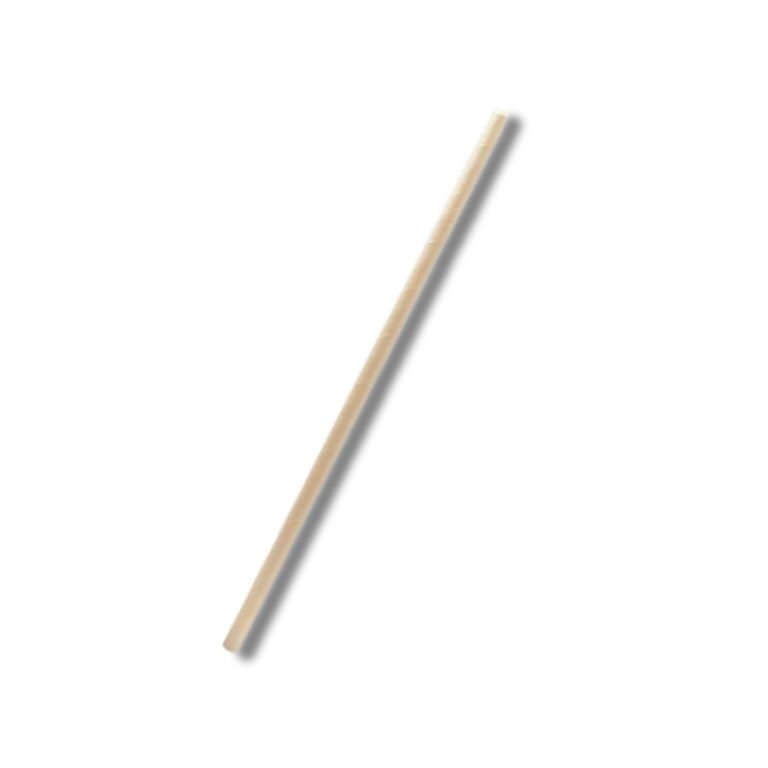 Paper Straw Regular Kraft Brown | 2500pcs/ctn Add a natural touch to your beverage service with our Kraft Brown Regular 3-ply Paper Straws. Designed for cold drinks such as soft drinks, juices, and iced beverages, these straws are strong, durable, and eco-friendly — ideal for cafés, restaurants, and catering events. Made from FSC® MIX certified paper, they’re responsibly sourced and packaged in a shelf-ready retail dispenser box for convenience and efficiency in hospitality or self-serve stations. Features: Designed for cold drinks such as soft drinks, juices, and iced beverages Strong, durable 3-ply paper construction Natural kraft brown finish for an eco look FSC® certified paper from responsible sources Packaged in a shelf-ready retail dispenser box Specifications: Material: Paper Colour: Kraft Brown Dimensions: 6 × 197 mm Units per carton: 2500 pcs (10 × 250)