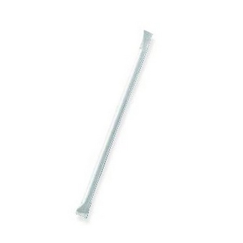 Paper Straws | Individually Wrapped | White | Regular | 2500pcs
