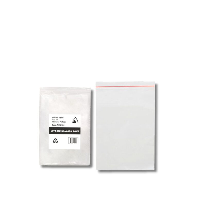 Resealable Bag | Clear LDPE 40µm | 15x10” (380 x 255mm) | 500pcs