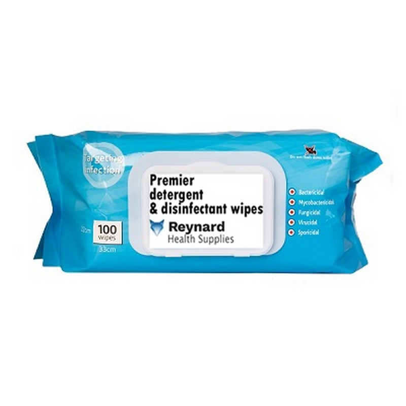 Wipes | Detergent & Disinfectant | 100 | 6pkts