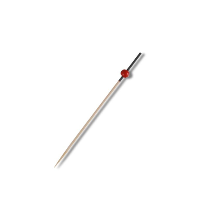 Cocktail Picks | Red Pearl Bead | 120mm | 2000pcs