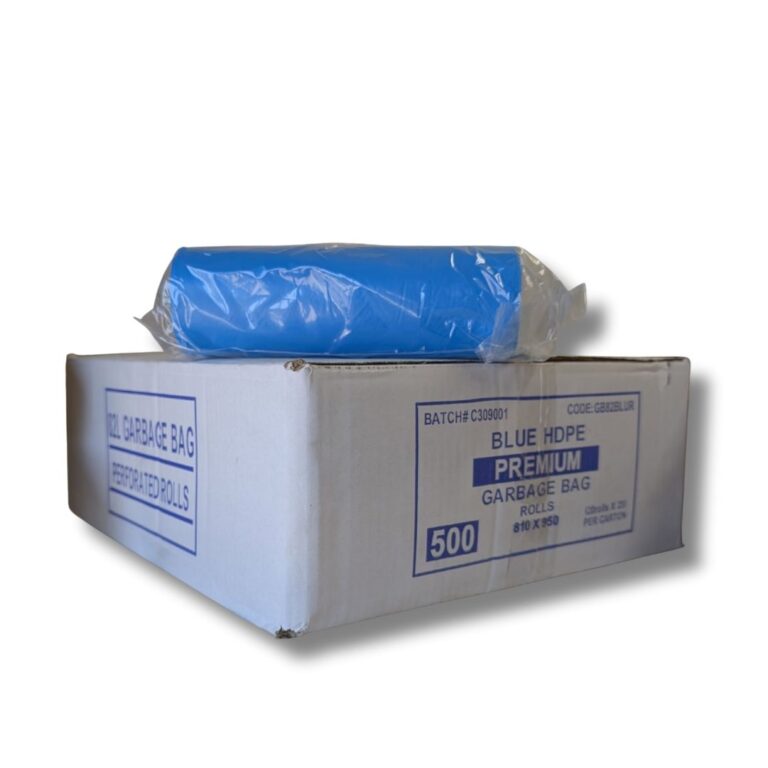 Garbage Bags | Premium Star Seal HDPE | Blue | 82L | 500pcs