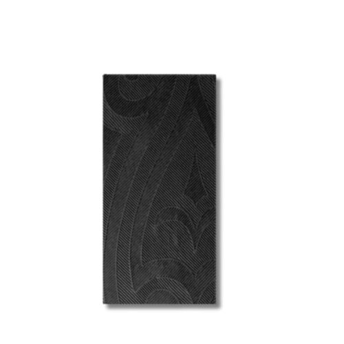 Dinner Napkins | Duni Superior Lily Black | 48cm GT 1/8 fold | 240pcs
