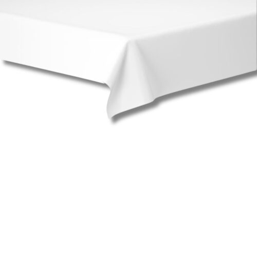 Tablecovers | Wipeable Reusable | White | 118x120cm | 50pcs