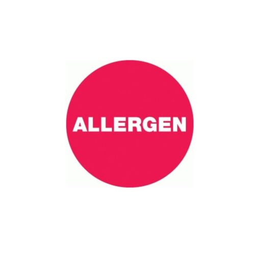 Removable Labels | Allergen Circle | 24mm Circle | 1000roll
