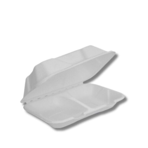 Clamshells | Sugarcane | 2 Compartments | 250pcs