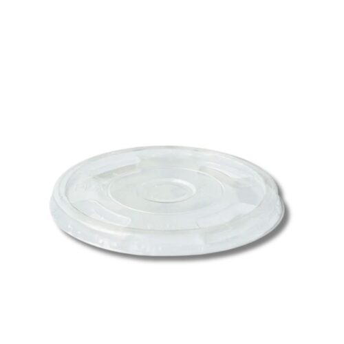 Lids | Bioplastic | Flat PLA | Clear | 300-700mL | 1000pcs