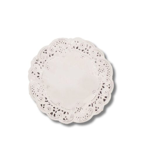 Doilies | Paper Lace Round White | 6" | 2000pcs