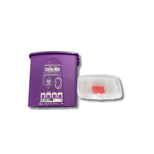 Cytoxic Waste Disposal Safe | Round with Lid | Purple | 32L