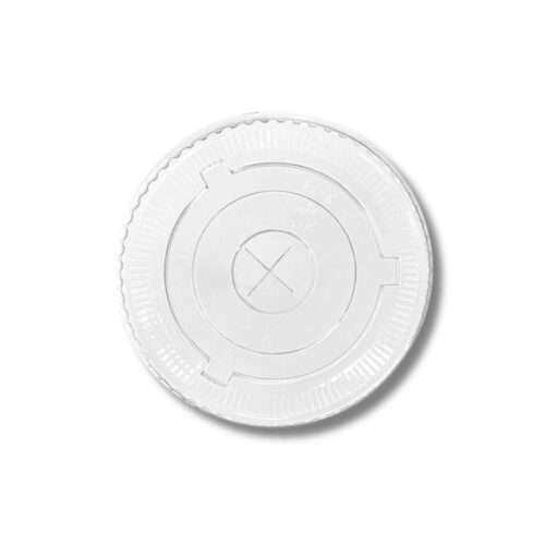 Lids | PET Flat X Slot | Fits 6oz 8oz Cup |  78mm | 1000pcs