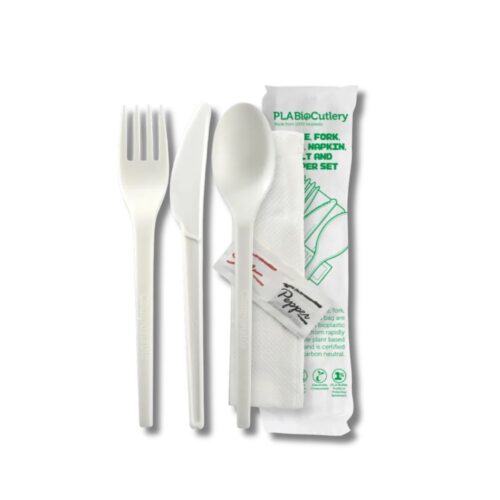 Cutlery Sets | Napkin, Knife, Fork, Spoon Salt, Pepper | 250pcs