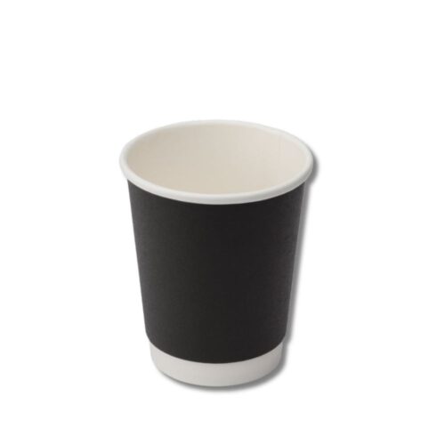 Coffee Cup | Single Wall | Black | 12oZ 90mm| 1000pcs