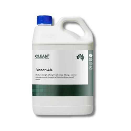 Bleach | 4% | Concentrated Sodium Hypochlorite | 5L