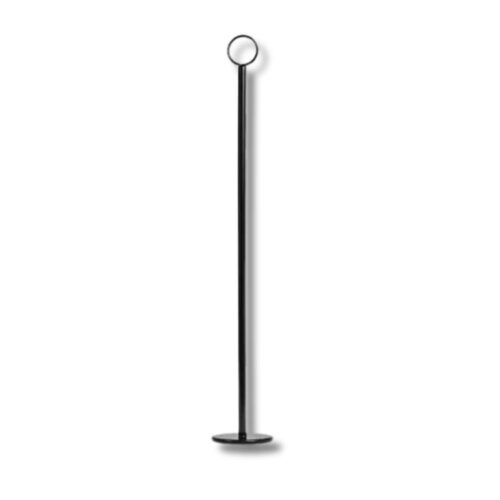 Table Number Stand | Black | Stainless Steel | 450mm | 12pcs