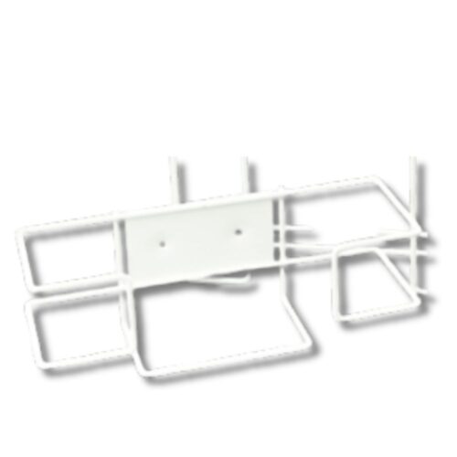 Glove Dispenser | Powder Coated Metal | White | Single Wall