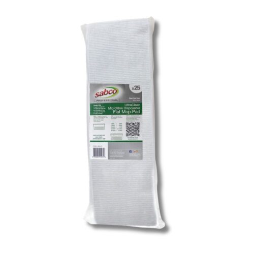 Mop Pad | Flat | Disposable Ultraclean Microfibre | 25pcs