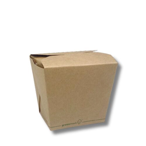 Noodle Box Pail | PLA Coated Kraft | 16oZ | 500pcs