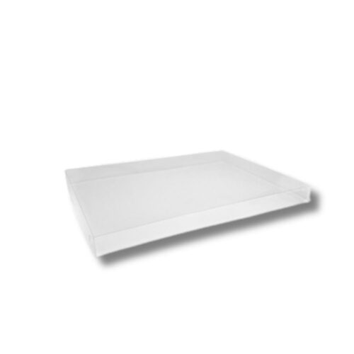 Lids | Clear RPET | Medium Catering Tray 382x275x30mm | 50pcs