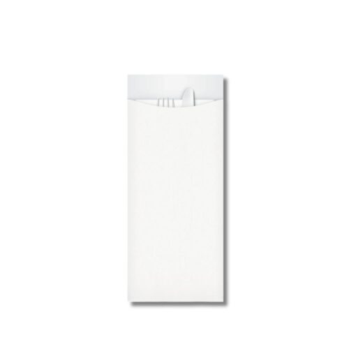 Cutlery Pouch | 3ply Embossed Napkin | White 97x230 | 500pcs