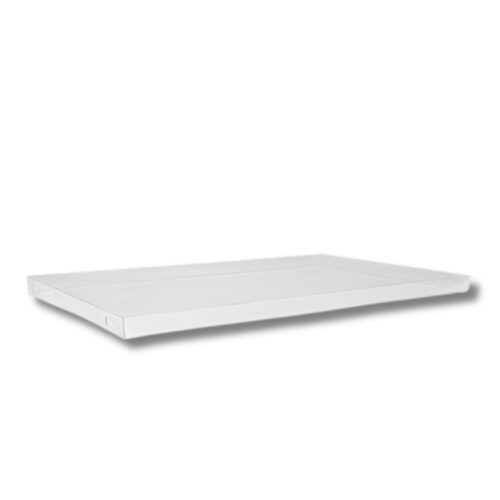Lids | Clear RPET | Large Catering Tray 583x275x30mm | 50pcs